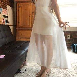 🕊White Mesh Dress🕊
